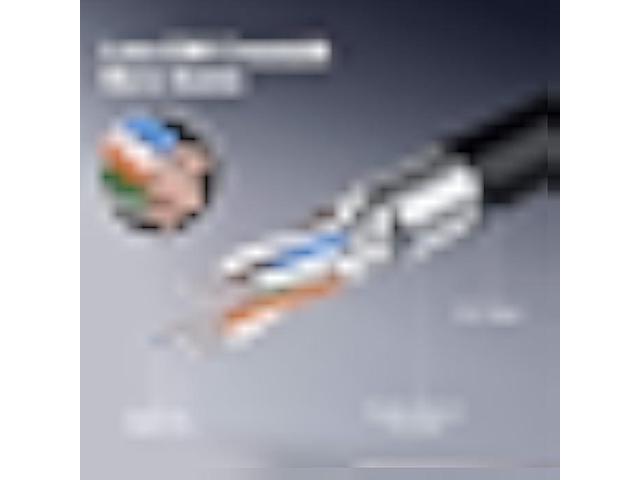 CableCreation Cat 8 Ethernet Cable,Cat8 Extension Cable, Double Shielded Highly Speed 40Gbps 2000MHz FTP Patch Cord, UV Resistant LAN Cable,...