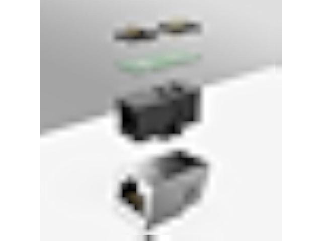 10 Pcs Cat7 Keystone Coupler, Cat7 Keystone Jack Inline Coupler Sheilded RJ45 8P8C Cat7/Cat6A up to 10Gbps for Ethernet LAN Cable Extender Adapter