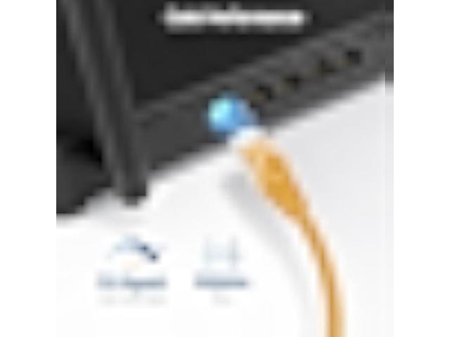 Cable Matters 10Gbps 5-Pack Snagless Short Cat 6 Ethernet Cable - 3ft, Cat 6 Cable, Cat6 Cord, Ethernet Cord, Yellow