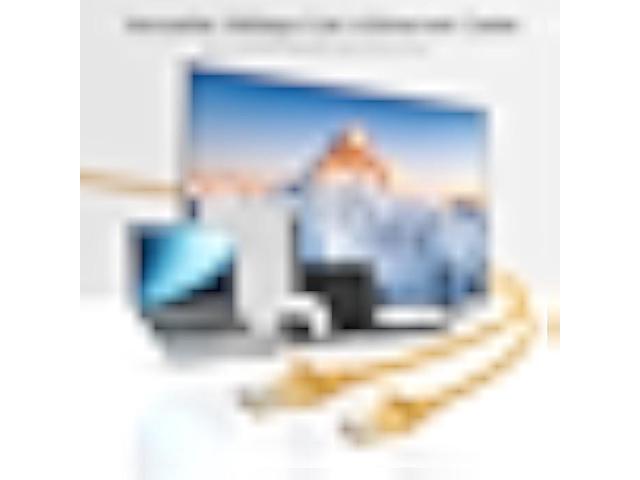 Cable Matters 10Gbps 5-Pack Snagless Short Cat 6 Ethernet Cable - 3ft, Cat 6 Cable, Cat6 Cord, Ethernet Cord, Yellow