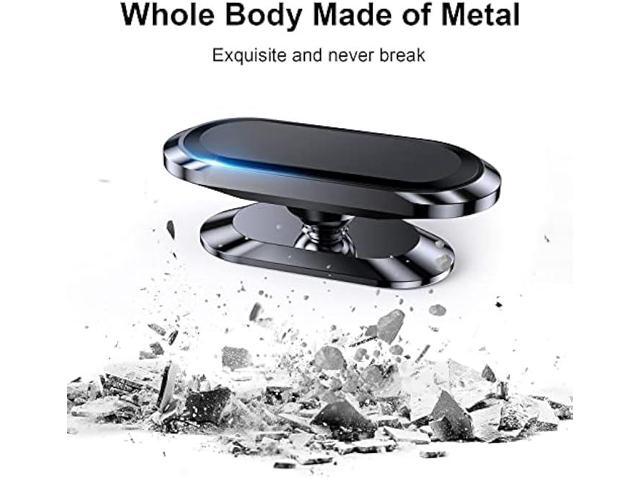 2-Pack Magnetic Phone Holder for Car DashStrong Magnet Magnetic Car Phone Holder Mount 4 Plate Phone Holders for Your Car Phone Mount for Car...