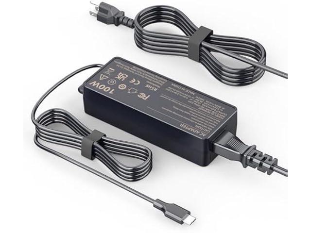 100W USB C Laptop Charger, 100W Fast Charging Compatible with Lenovo HP Dell Asus Acer MacBook Huawei Samsung Type C Power Adapter Supply Supports...