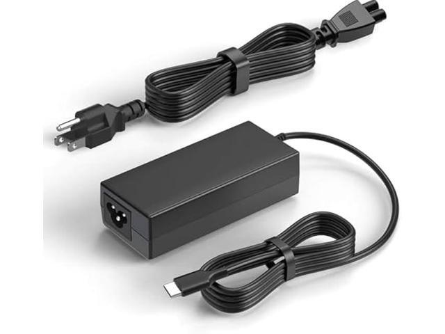 65W USB C Laptop Charger Replacement for HP Spectre X360/Envy X360/Elitebook/HP Computer/HP Chromebook/Universal Chromebook Charger Type C 45W USB...