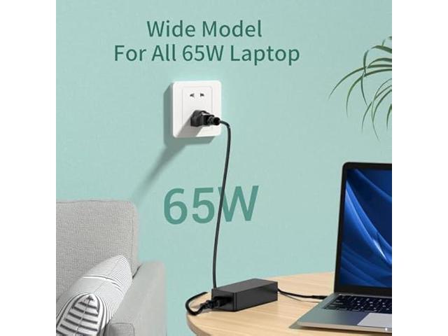 Universal Chromebook Charger USB C Laptop Charger 45W 65W Fast Charging for Lenovo Thinkpad, HP, Dell Latitude XPS 15, Samsung Acer Asus Google...