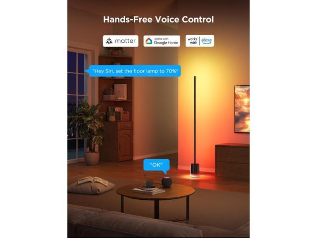 Govee Floor Lamp 2 with Matter, RGBIC, Warm Cool White LED, Alexa Compatible, 1725lm, Music Sync, Scene Modes, Smart Floor Lamp for Living Room,...