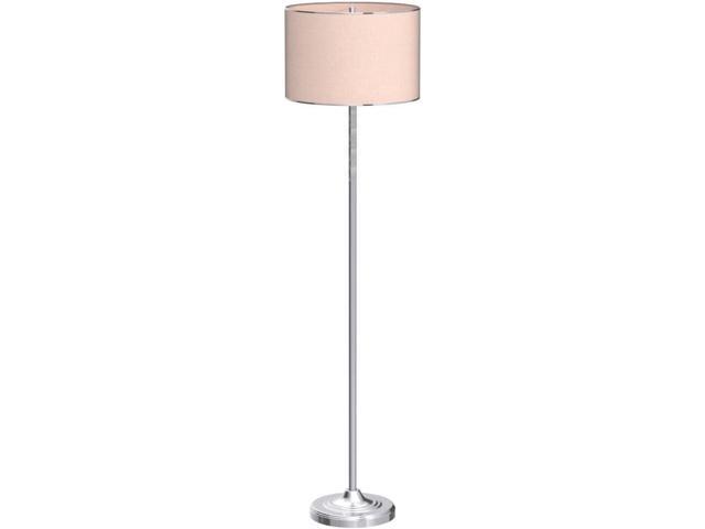 JONATHAN Y JYL2028A 59.5' Glam Crystal and Chrome Floor Lamp, Modern Tall Standing Lamp for Living Room, Bedroom, Contemporary Reading Lamp with...