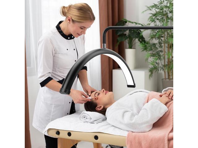 Half Moon Lash Light for Eyelash Extensions & Estheticians, Dimmable LED Lash Lamp, Shadow-Free Moon Light for Lash Tech, Adjustable Eyelash Lamp...