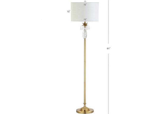 JONATHAN Y JYL2031A Adalyn 61' Crystal/Metal LED Floor Lamp Contemporary,Transitional,Traditional,Classic for Bedrooms, Living Room, Office,...