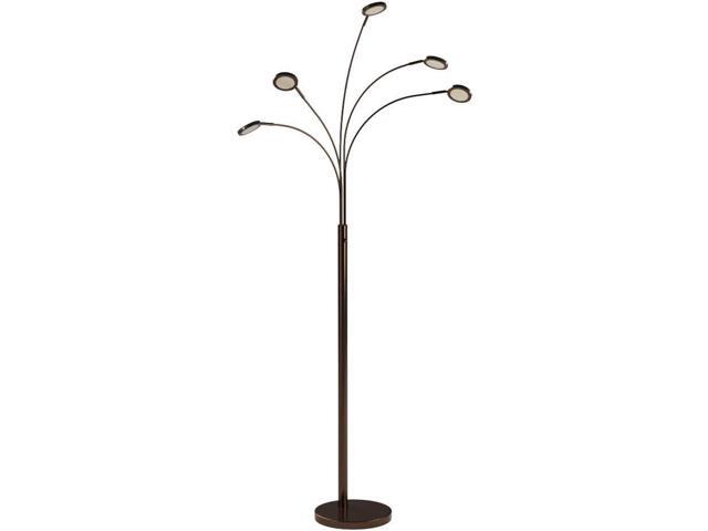 Brightech Orion Arc Floor Lamp for Living Room, Tree Floor Lamp with 5 Adjustable Arms, Multi-Head Standing Lamp with Flexible Rotating LED Lights...