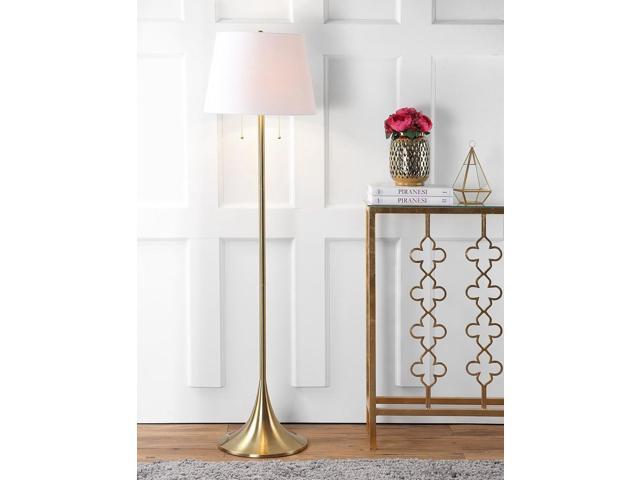 JONATHAN Y JYL3001A Amelia 63' Metal LED Floor Lamp, Modern, Contemporary, Glam, Elegant, Office, Living Room, Family Room, Dining Room, Bedroom,...