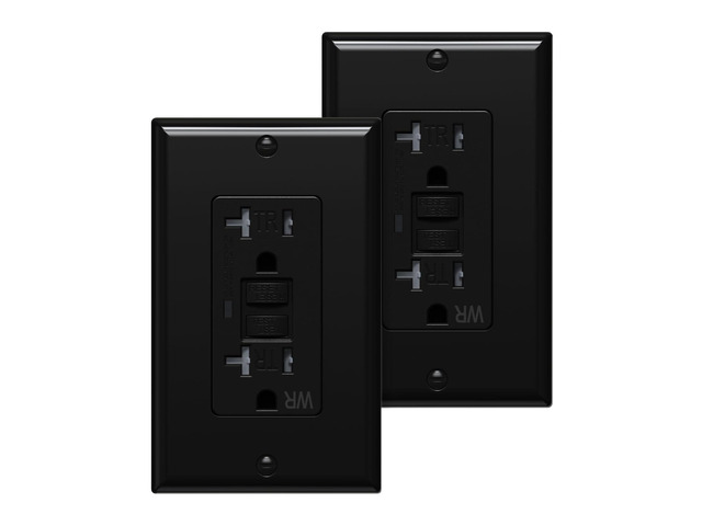 WEBANG 20 Amp GFCI Outlet, Tamper Resistant/Weather Resistant(WR) Receptacle, Self-Test Ground Fault Circuit Interrupter with LED Indicator, Wall...