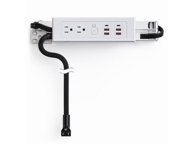 Drawer Outlet Kit USB C PD20W Fast Charging Station USB Power Cabinet Plug Charging Strip Recessed Vanity Table Box Desk Nightstand Mount...