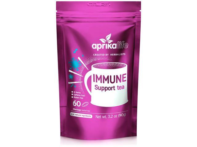 Photos - Glass Aprika Life Immune Support Tea with Soothing, Delicious Lemon Balm, Pepper