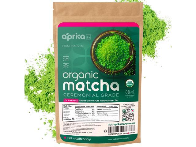 Premium Matcha Green Tea Powder - Organic Japanese Origin Ceremonial Grade Matcha - First Harvest from Japan - [1.1 lbs] - Japanese Macha Tea - by...