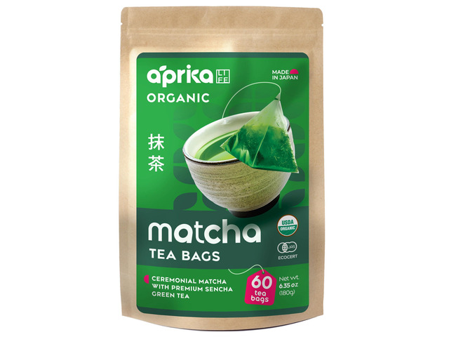 Organic Japanese Matcha Green Tea Bags - Ceremonial Grade Matcha Powder and 1st Harvest Spring Sencha Blend for Unforgettable Taste - 60 Tea...