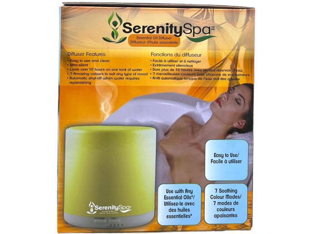 SerenitySpa 400mL Ultrasonic Essential Oil Diffuser LED 7 Color Aromatherapy Set
