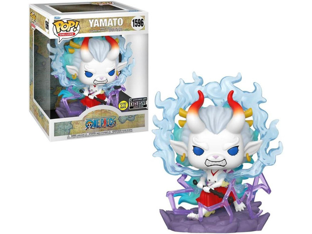Funko Pop! ONE Piece Yamato 6-Inch Exclusive Glow in The Dark Vinyl Figure #1596 - Hobby Collectible