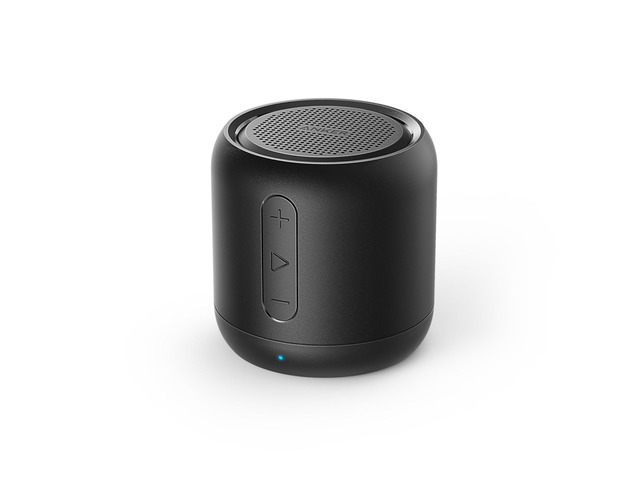 Soundcore Mini, Super-Portable Bluetooth Speaker with FM Radio, 15H 66 ft Bluetooth Range, Enhanced Bass, Noise-Cancelling Microphone for Leisure...