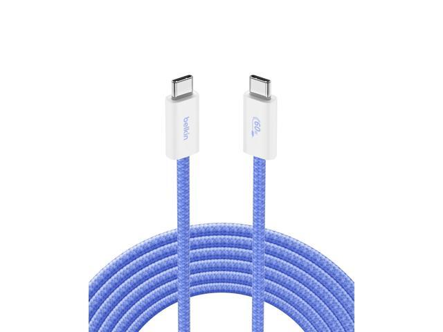 Belkin USB C to USB C Cable, 9.9ft, 60W - Type C Charger, iPhone Charger Cord, Soft, Braided, Flexible for iPhone 16, Galaxy S25, Pixel 9, Airpods,...