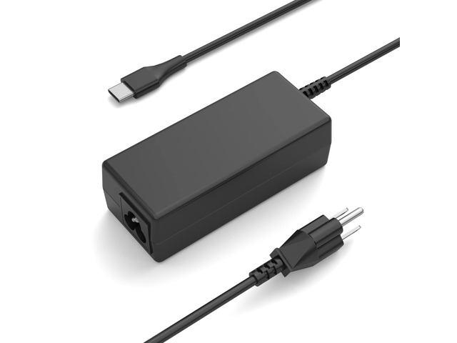 Universal 45W 65W USB C Laptop Charger Compatible with Hp ChromebookDell,Lenovo,Acer,Asus,Samsung Galaxy,Google and Other Type C Fast-Charging...