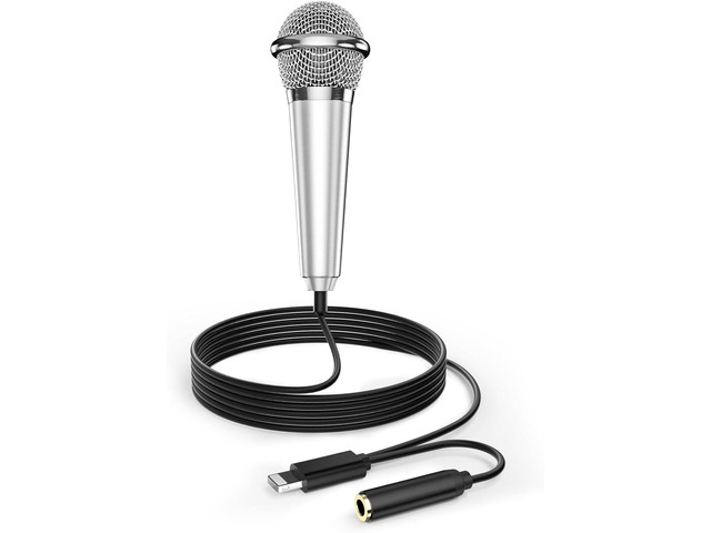 Mini Microphone for iPhone iPad Small ASMR Tiny Microphone for Voice Video Recor