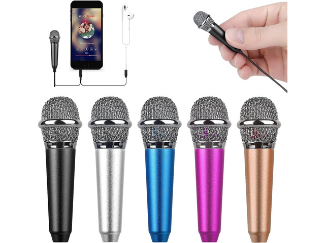 Mini Portable Vocal/Instrument Microphone for Voice Video Recording Singing,Vlog
