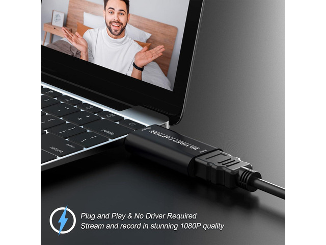 Video Capture Card, HDMI Video Capture, HDMI Capture Card,Cam Link HD 1080P USB Capture Card for Streaming Gaming Video Recorder,Audio Video...