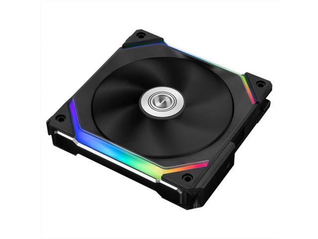Lian Li UNI Fan SL120 3 Pack Black-with Controller (ARGB 120mm LED PWM Daisy-Chain) UF-SL120-3W PC Cooling Computer ARGB Case Fans Heatsink Cooler