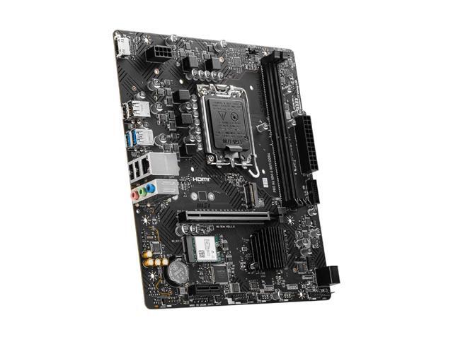 MSI PRO H610M-S WIFI DDR4 LGA 1700 Intel H610 SATA 6Gb/s Micro ATX Intel Motherboard