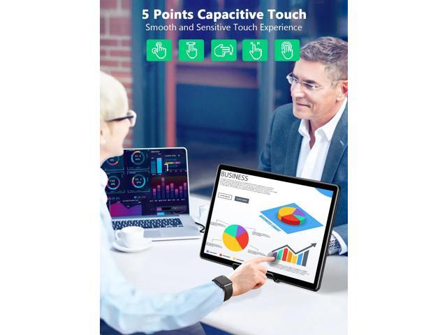 NEWSOUL Portable Touchscreen Monitor 15.6' 1080P W/ VESA HDMI VGA DVI Industrial Input 2000:1 Contrast Ratio IPS Touch Display