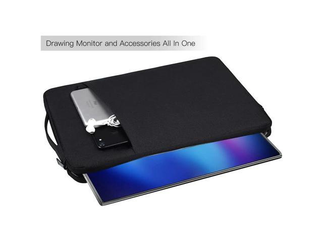 Newsoul 15.6 Inch Portable Monitor Case Carrying Bag Sleeve - 15'x10.8', Black