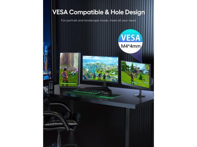 NEWSOUL 18.5' 120HZ Portable Monitor Gaming Monitor Frameless Travel Computer Monitor w/VESA