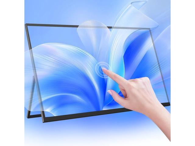 Newsoul 22' 2K Touchscreen Desktop PC Monitor - QHD IPS, FreeSync, HDR, VESA Mount, Adjustable Stand