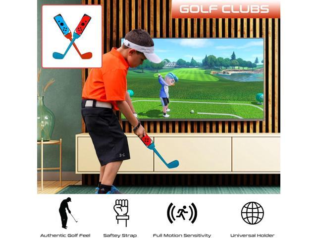 Orzly Switch Sports Games 2024 Accessories Bundle Pack for Nintendo Switch & Switch OLED with Tennis Rackets, Golf Clubs, Chambara Swords, Soccer...
