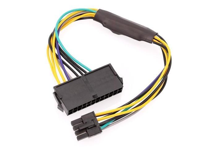 lilila-ree For Dell 24 Pin to 8 Pin Power Adapter Cable ATX PSU to Dell Motherboard Converter for OptiPlex 3020/7020/9020, Precision T1700 (Not...