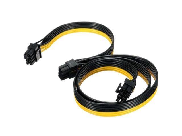 PCIe 8 Pin Male to Dual 8 Pin (6+2) Male PCI Express GPU VGA Power Splitter Cord Adapter Cable for EVGA G2/G3/G5/G6/P2/T2 Series Modular PSU PCIe 8 Pin Male to Dual 8 Pin (6+2) Male PCI Express GPU VGA Power Splitter Cord Adapter Cable for EVGA G2/G3/G5/G6/P2/T2 Series Modular PSU