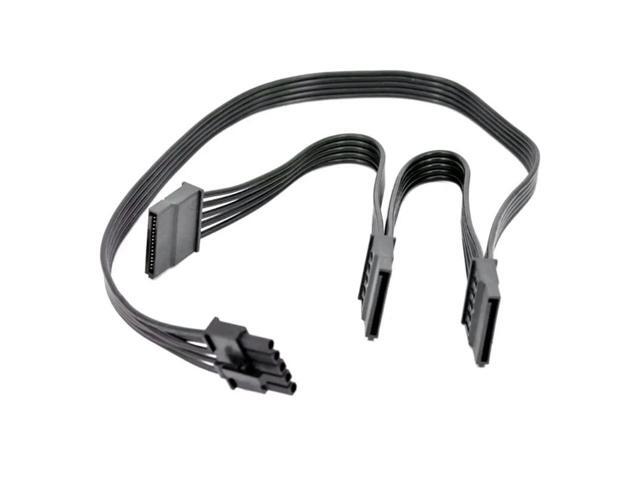 5 Pin to 3X 15 Pin SATA Hard Drive HDD Power Adapter Cable Only for Cooler Master Modular Power Supply 20-in(50cm) 5 Pin to 3X 15 Pin SATA Hard Drive HDD Power Adapter Cable Only for Cooler Master Modular Power Supply 20-in(50cm)