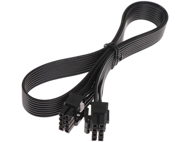 CPU 8 Pin Male to CPU 8 Pin (4+4 Detachable) Male EPS-12V Motherboard Power Adapter Cable for Corsair Modular Power Supplies 18AWG 25-inch (63cm) ...