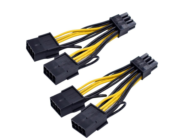 for 030-0571-000 NVIDIA GPU Power Cable CPU 8 Pin Male to Dual PCIe 8 Pin Female Adapter for Tesla K80/M40/M60/P40/P100, 600W 18AWG Graphics Card...
