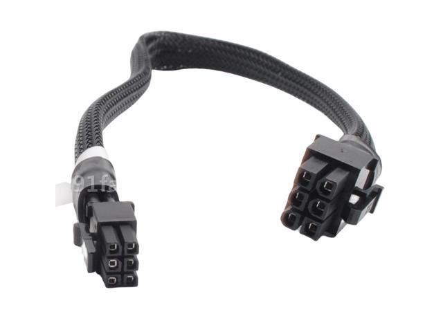 Mini 6 Pin to 6 Pin PCI Express Video Card Power Adapter Cable for Mac Pro G5 14-inch (35cm) 18AWG, Compatible with Power Mac G5 & Pro (1,1-5,1).