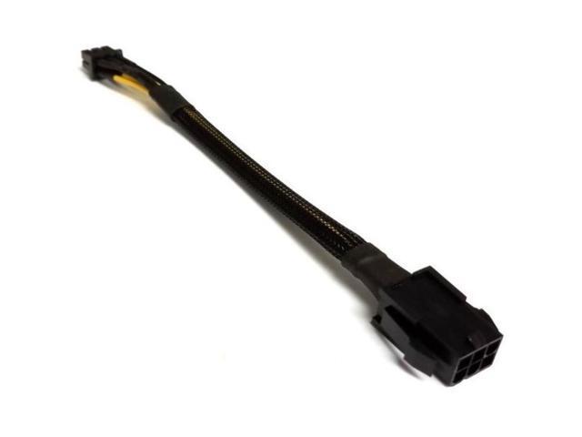PCIe 8 Pin Female to CPU 8 pin (4+4 Detachable) Male EPS-12V Adapter Converter Sleeved Cable 13.3-inch(34cm)