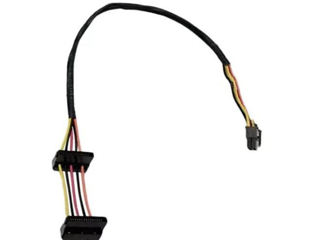 Mini 8 Pin to 2X SATA Power Adapter Cable for Dell OptiPlex 3020 5040 7020 9020 Motherboard ATX 8 Pin to Dual Right-Angle 15 Pin SATA Hard Drive...