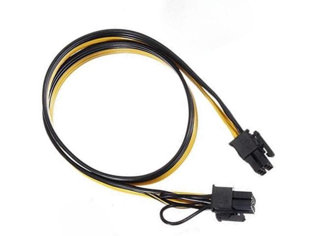 (2-Pack) 6 Pin to 8 Pin PCIe Adapter for CoolerMaster and Thermaltake PSUs 6 Pin Male to 8 Pin (6+2) PCI Express Cable 20-inch(51cm) (2-Pack) 6 Pin to 8 Pin PCIe Adapter for CoolerMaster and Thermaltake PSUs 6 Pin Male to 8 Pin (6+2) PCI Express Cable 20-inch(51cm)