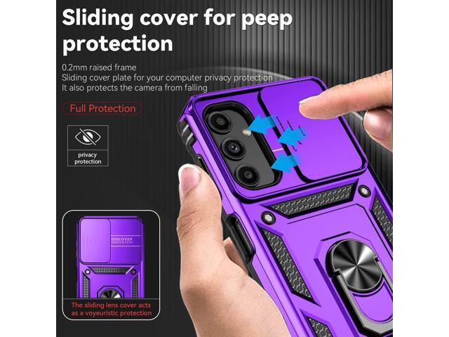 for Galaxy A14 5G Phone Case,Galaxy A14 5G Case,with Screen Protectors and Camera Cover,[Military Grade] 16ft. Drop Tested Cover with Magnetic...