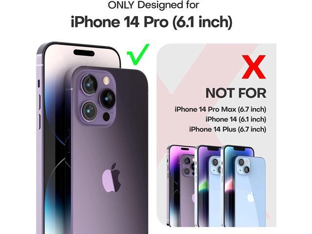 TAURI for iPhone 14 Pro Case, [3 in 1] 1X Clear Case [Not-Yellowing] with 2X Screen Protectors, [Military Grade Drop Protection] Slim Shockproof...