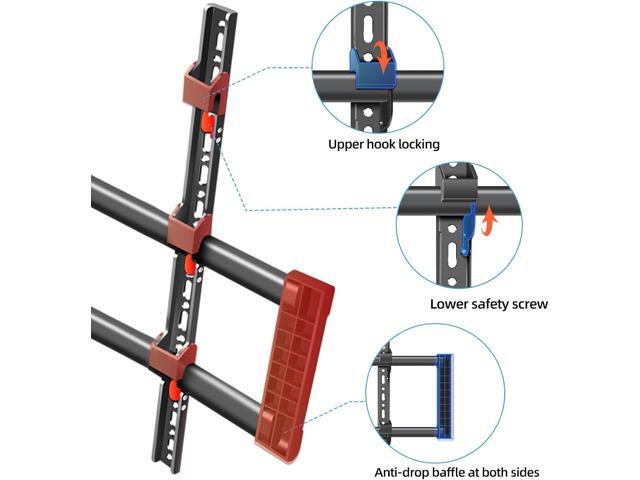 85 86 98 TV Wall Mount 55-100 inch Full Motion Television Bracket Large Screen Led Heavy Duty Swivel Tilt Sliding Adjustable Articulating Stand max...