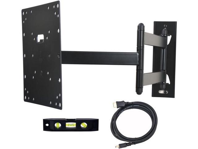 VideoSecu TV Mount Single Arm Articulating Wall Bracket for Most 22-Inch to 32-Inch LCD LED 3D TV, Black ML531B M84