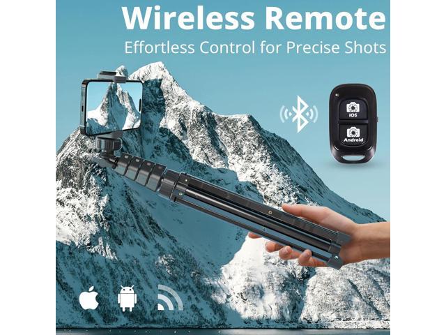 UBeesize 72' Phone Tripod & Selfie Stick, Camera Tripod Stand with Wireless Remote and Phone Holder,Compatible with iPhone Android, Perfect for...