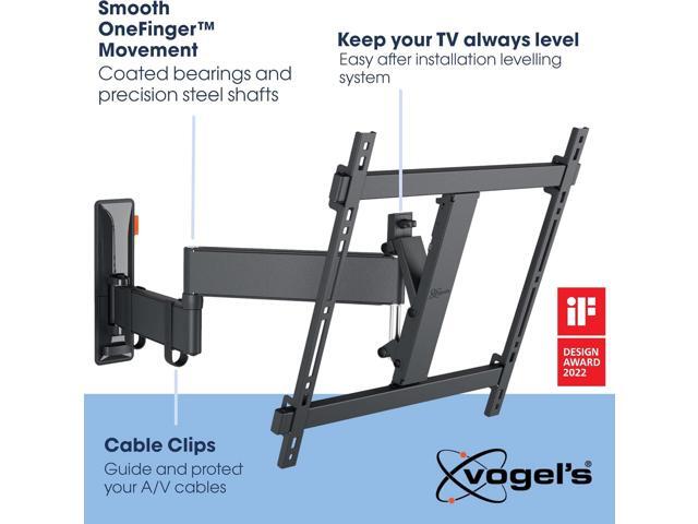 Vogel's TVM 3445 Full-Motion TV Wall Bracket for 32-65 inch TVs, Max. 55 lbs, Swivels up to 180º, Full-Motion TV Wall Mount, Max. VESA 400x400,...