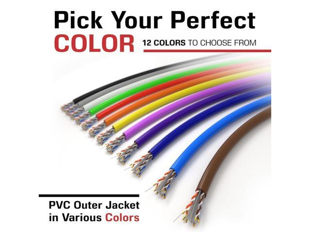Dripstone CAT6 Ethernet Cable 1000ft Bulk Network LAN Wire 23AWG Solid CCA UTP 550MHz High-Speed Internet Cable Gaming, Streaming, Office, Home...